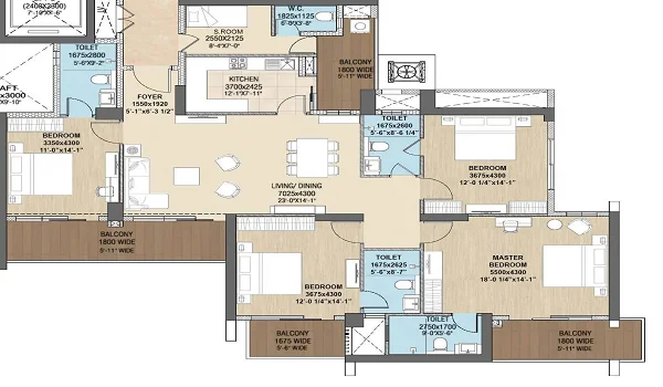 Vilas Javdekar Balewadi Floor Plan